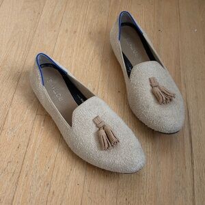 Rothy's Almond Loafer in Toasty Boucle 8